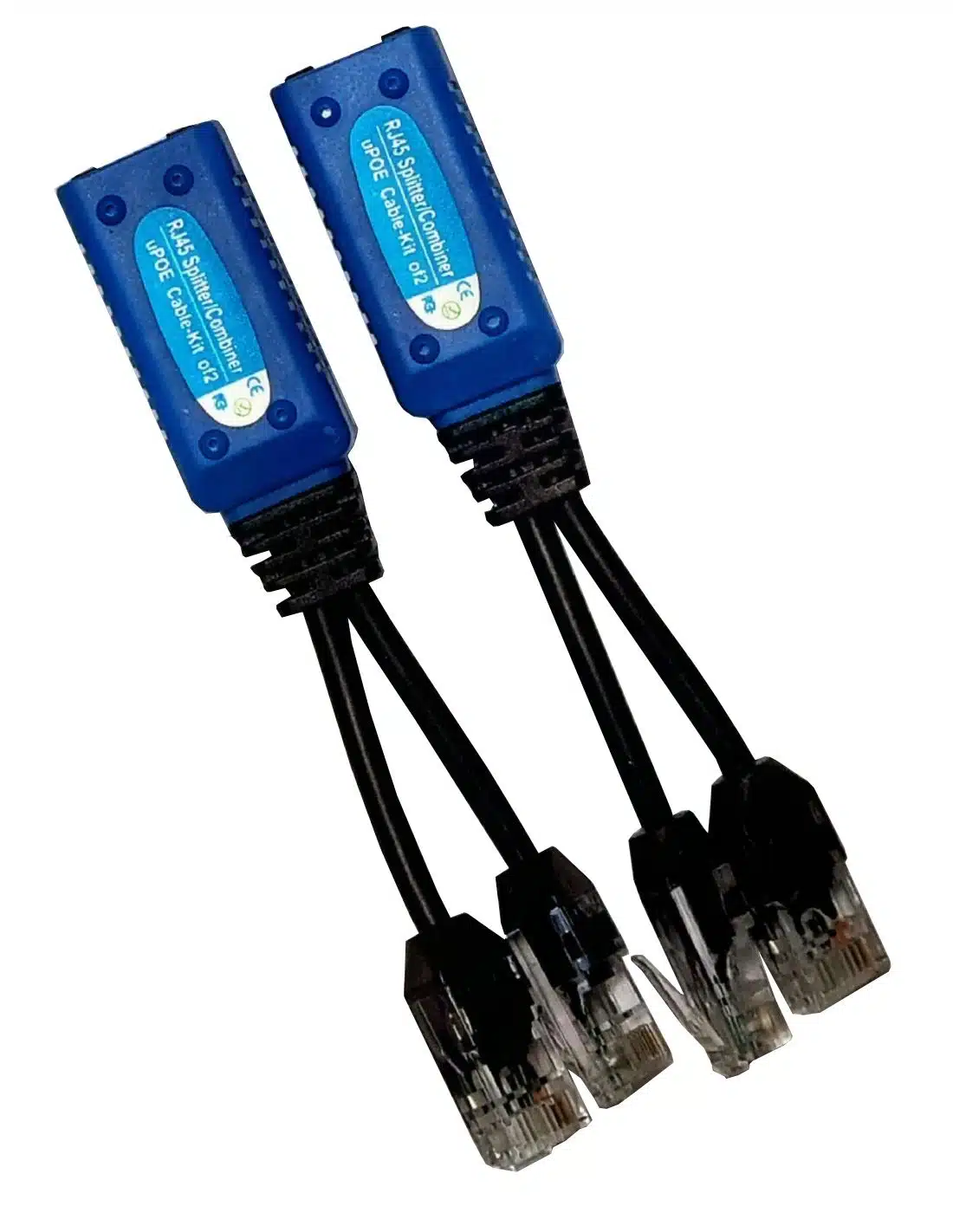 ethernet splitter combiner upoe use 2 cameras over 1 cable suit swann nvr ip cameras