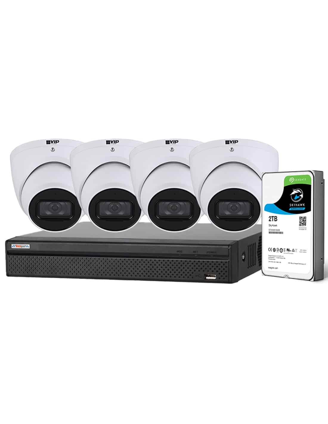 watchguard compact 8ch 2tb ai series 4 camera 8mp ip surveillance kit nvrkit c8824f i
