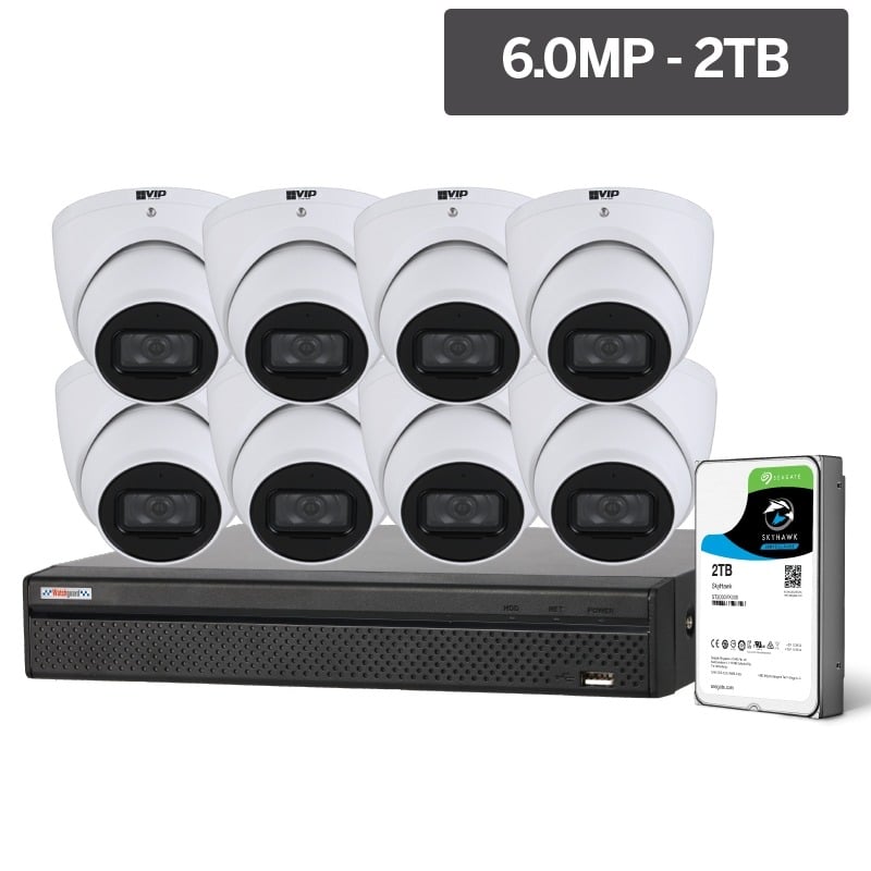 watchguard compact series 8 camera 60mp ip surveillance kit fixed 2tb