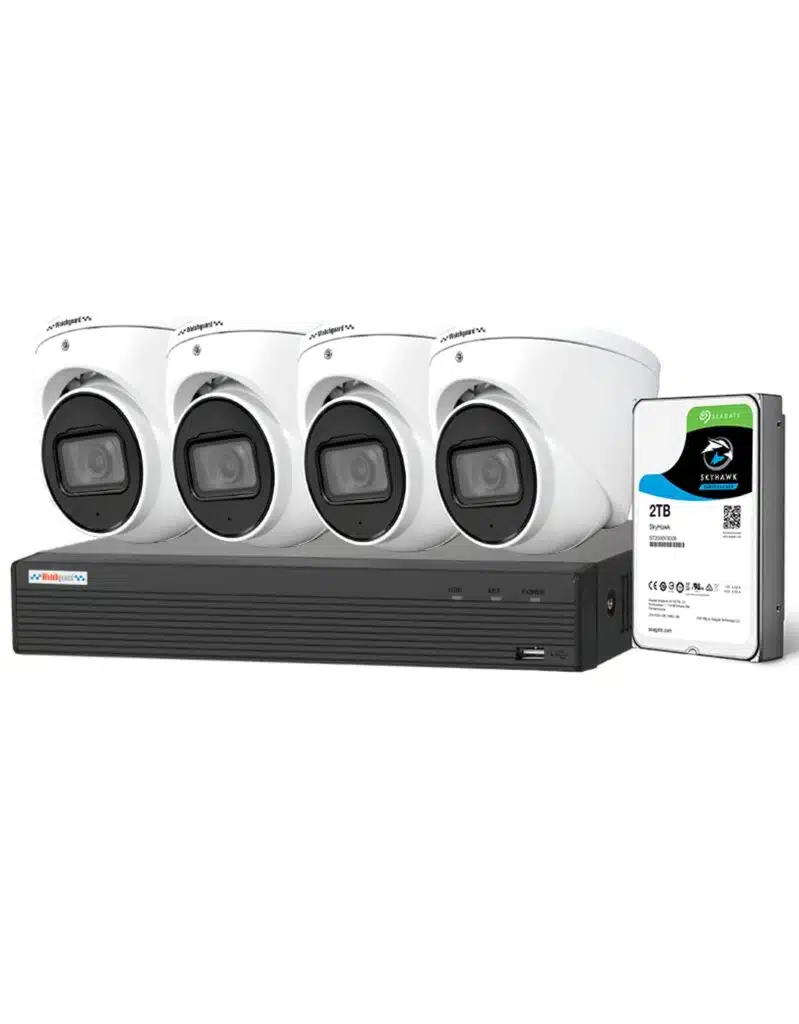 Watchguard L Series 4 Camera 6MP IP NVR Surveillance Kit 8 Channel 2TB